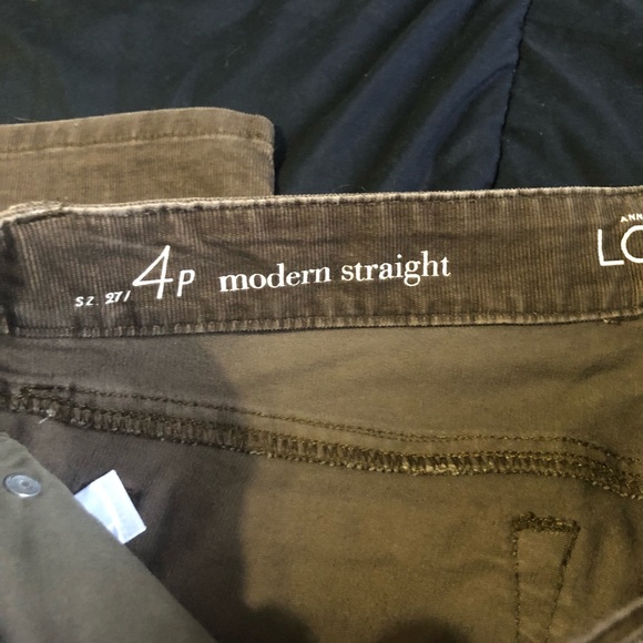 Corduroy LOFT Modern Strait Pants - Picture 5 of 7